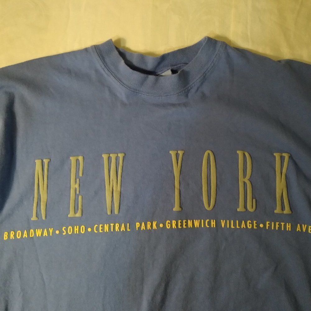 Vintage New York Locations Spell Out T-Shirt